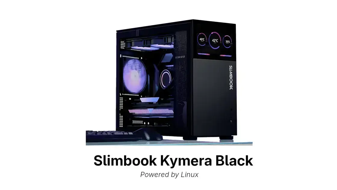 Slimbook Kymera Black: O computador Linux ideal para criadores e gamers