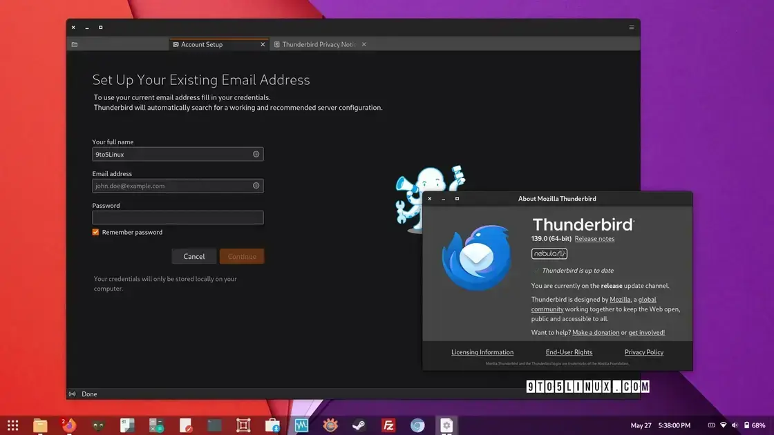 Thunderbird 139 traz novas ações de leitura e exclusão em notificações
