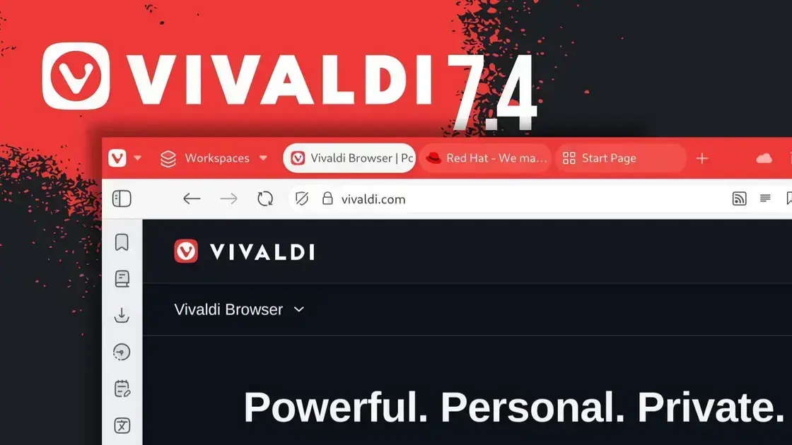 Vivaldi 7.4: controle de atalhos por site e melhorias na barra de endereços