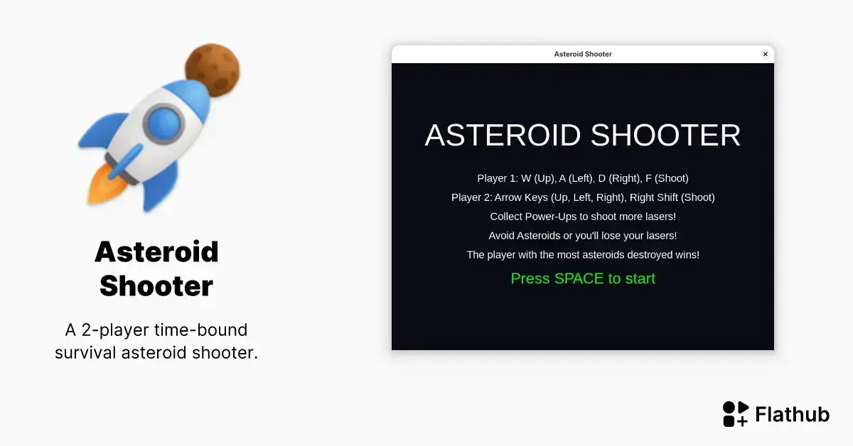 Asteroid Shooter: jogo de sobrevivência espacial para Linux em modo multiplayer