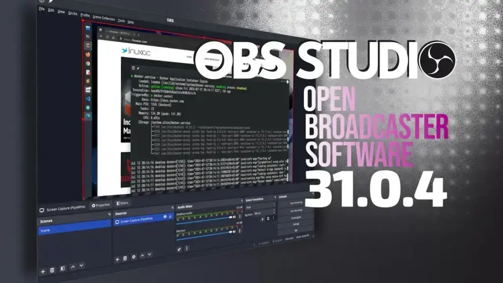 Atualização do OBS Studio 31.0.4 traz melhorias significativas