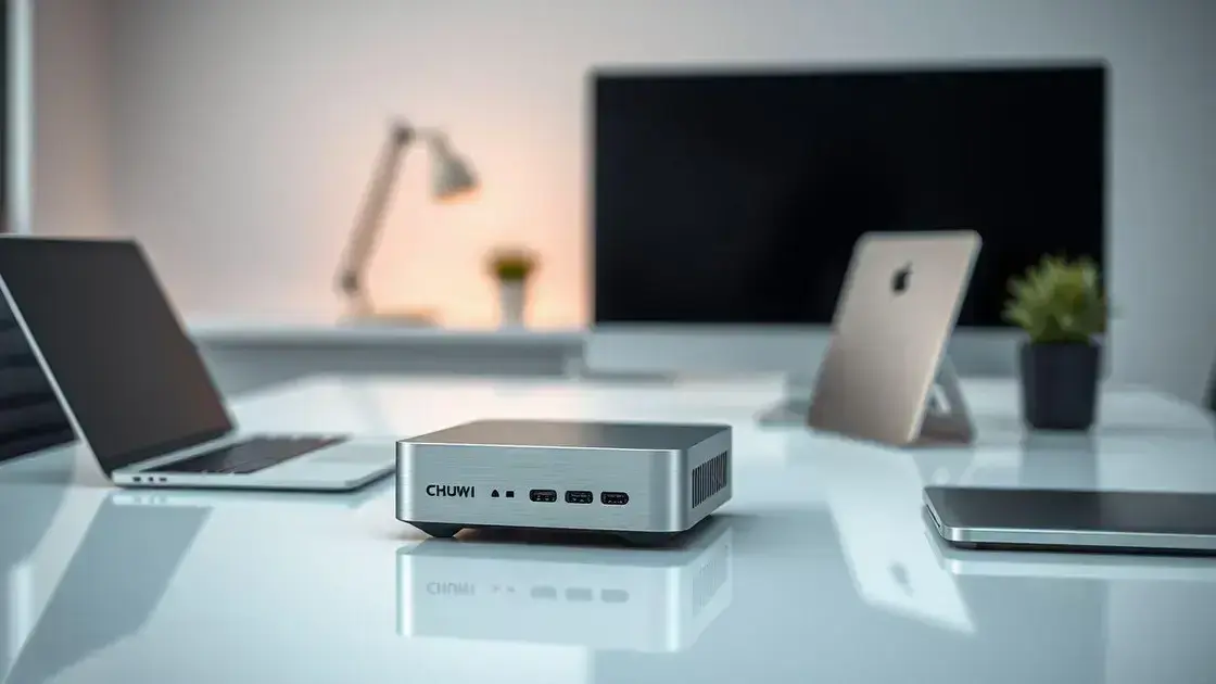 CHUWI AuBox Mini PC: potência de Ryzen 7 em um design compacto