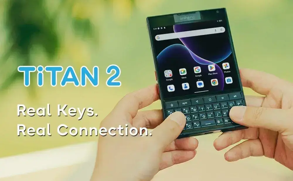 Conheça o Unihertz Titan 2: smartphone com teclado físico e Android 15