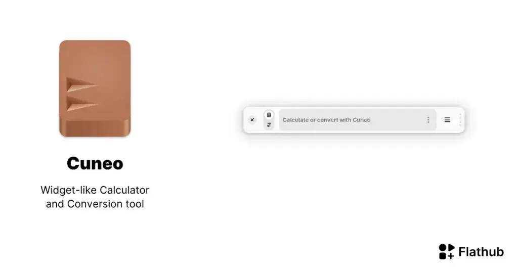 Cuneo: Calculadora widget simples e versátil para Linux