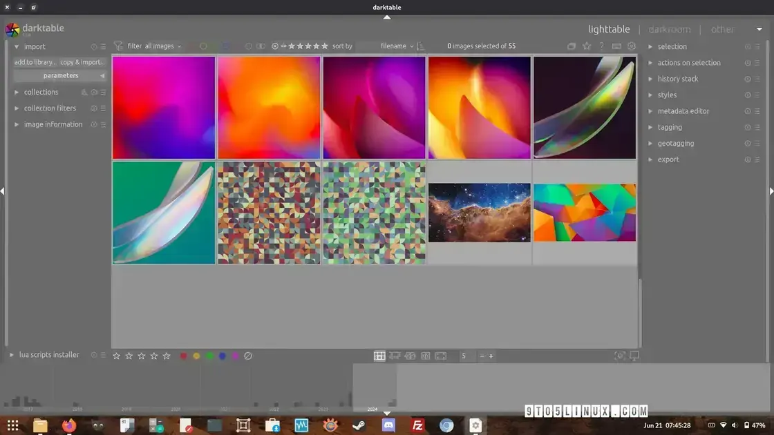 Darktable 5.2: Um editor de imagens RAW repleto de novidades