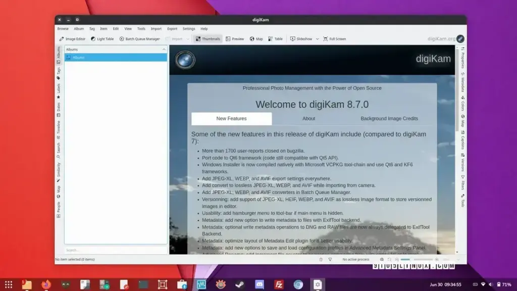 digiKam 8.7 traz novas funcionalidades para edição de imagens
