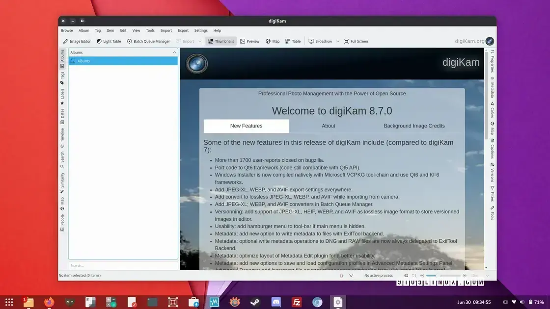 digiKam 8.7 traz novas funcionalidades para edição de imagens