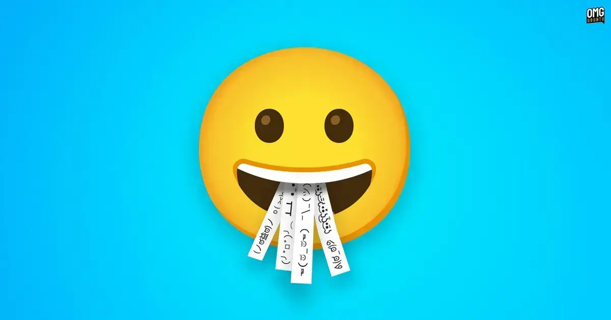 Extensions GNOME facilitam o uso de ASCII Emoji direto no seu desktop