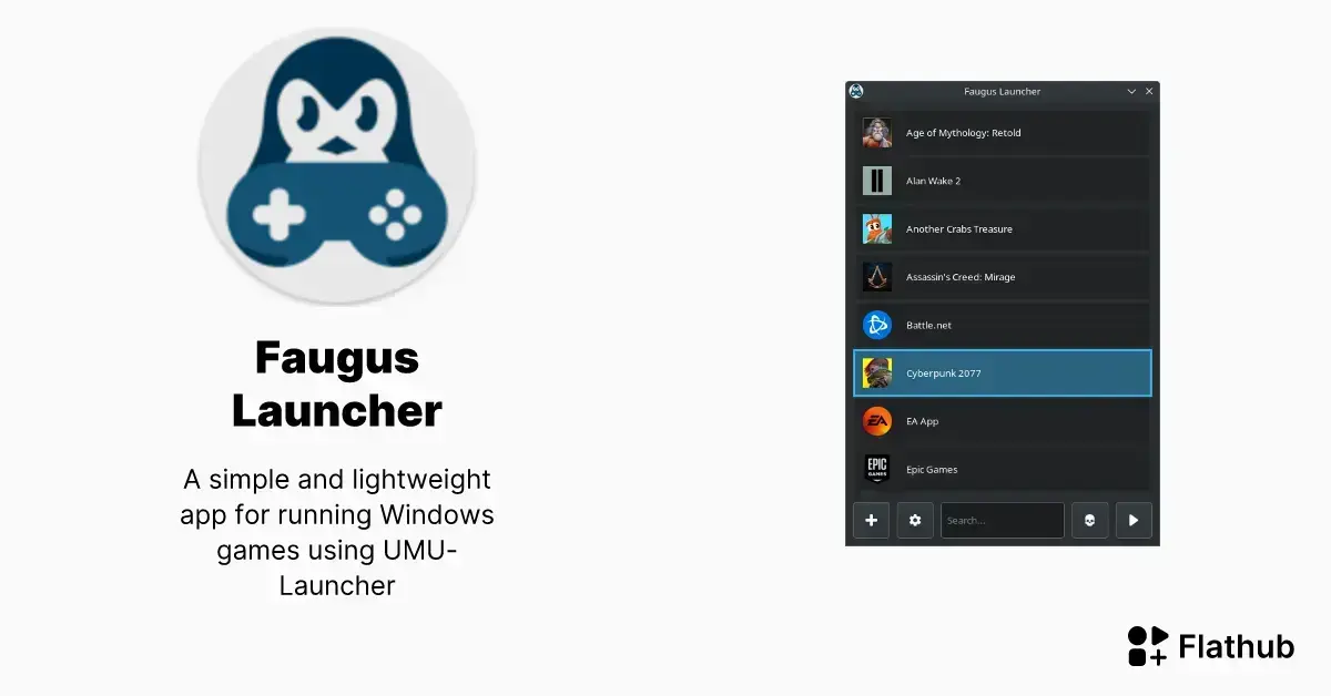 Faugus Launcher: aplicativo leve para rodar jogos Windows no Linux