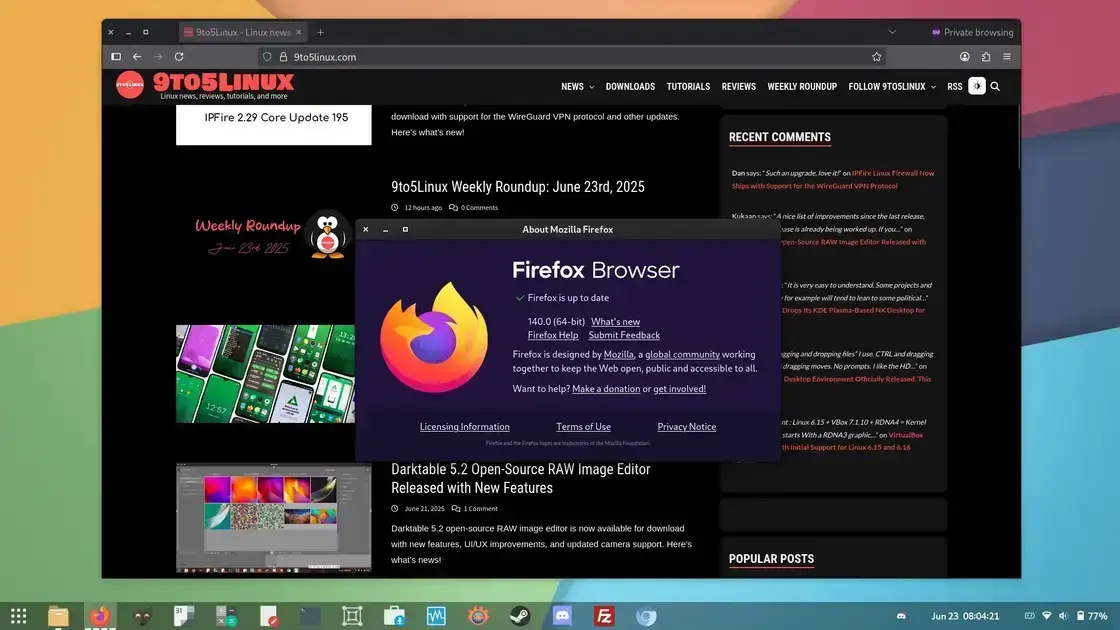 Firefox 140 ESR: Novidades e Melhorias para Navegação Mais Eficiente