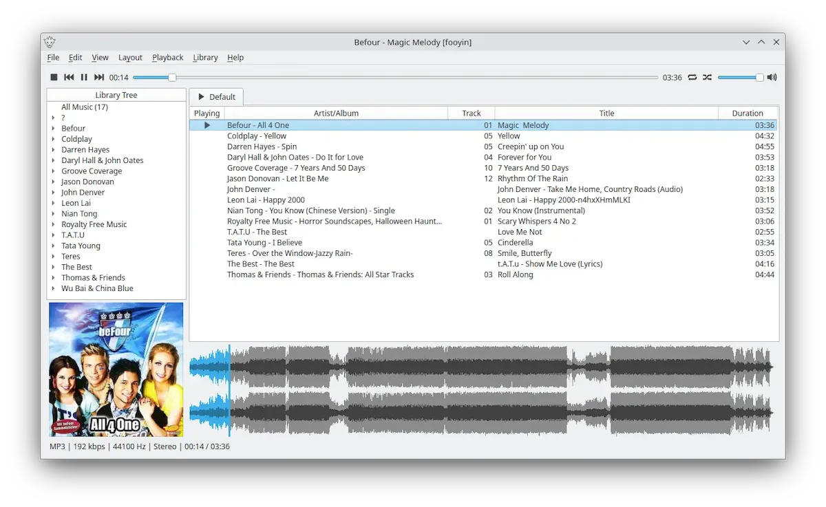 Fooyin: player de música estilo Foobar2000 para desktops Linux Qt