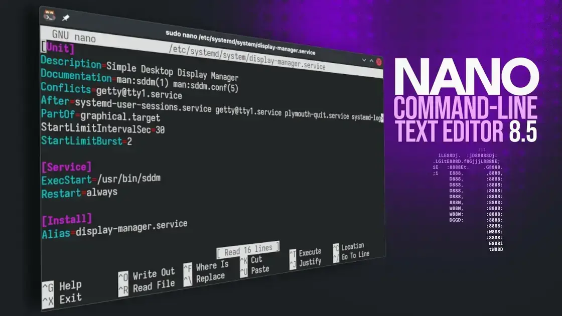 GNU Nano 8.5: O editor de texto que melhora sua produtividade 1 GNU Nano 8.5: O editor de texto que melhora sua produtividade