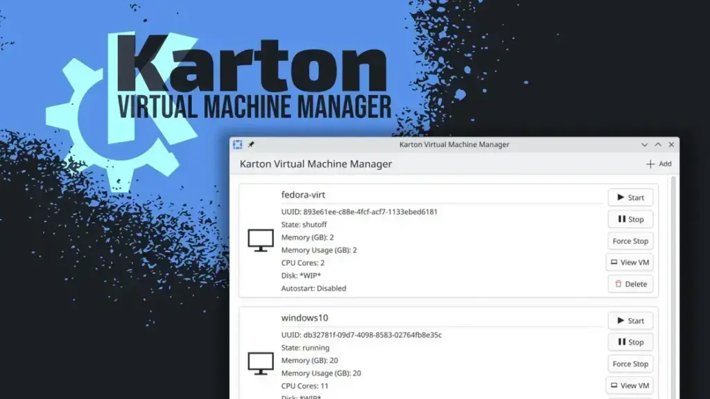 Karton: o novo gerente de máquinas virtuais para usuários do KDE