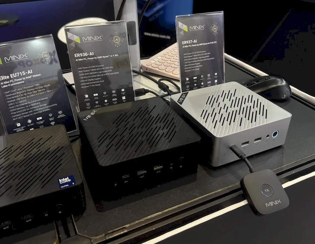 MINIX lança mini PCs AMD Strix Point com alta performance e inteligência artificial