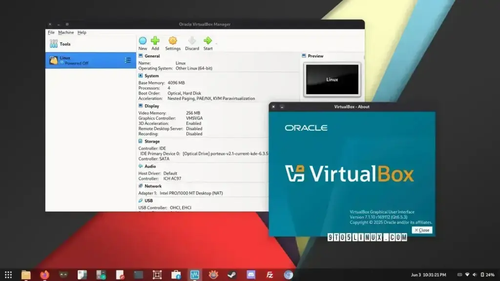 Oracle Lança VirtualBox 7.1.10 com Suporte Inicial para Kernels Linux 6.15 e 6.16