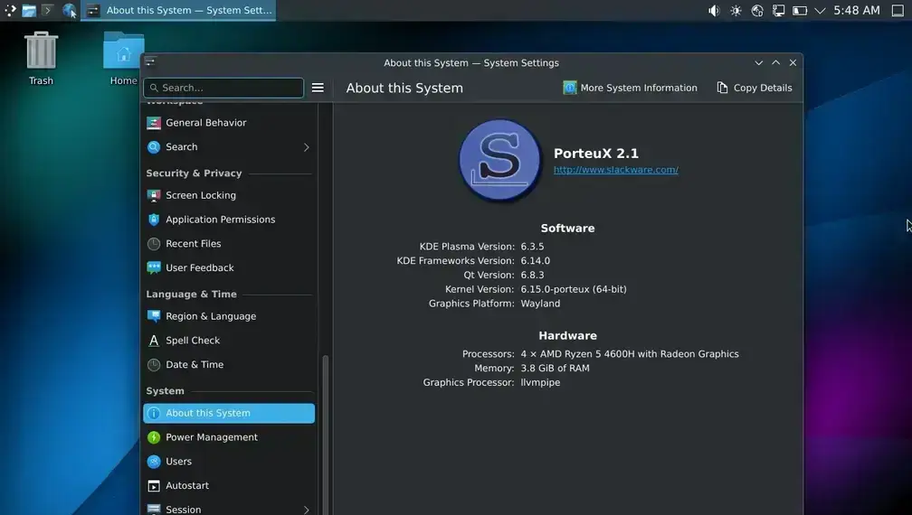 PorteuX 2.1 lança distro Slackware portátil com Linux 6.15 e melhorias