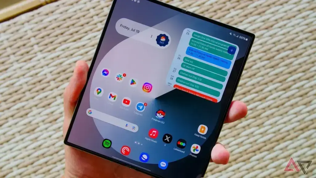 Samsung Galaxy Z Fold 7 pode não suportar carga magnética Qi2