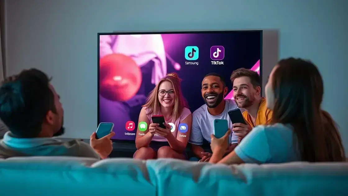 Samsung TVs devem receber Instagram e TikTok atualizados em breve