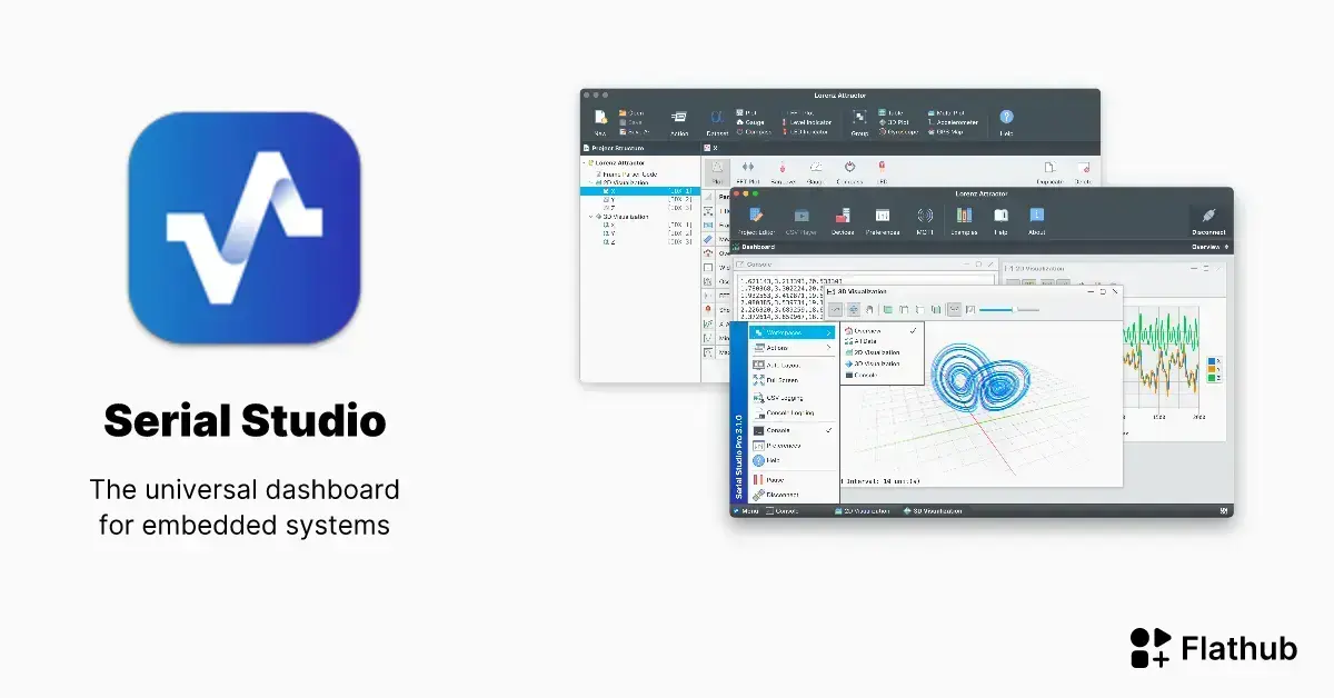 Serial Studio: dashboard universal para monitoramento de dispositivos embarcados no Linux