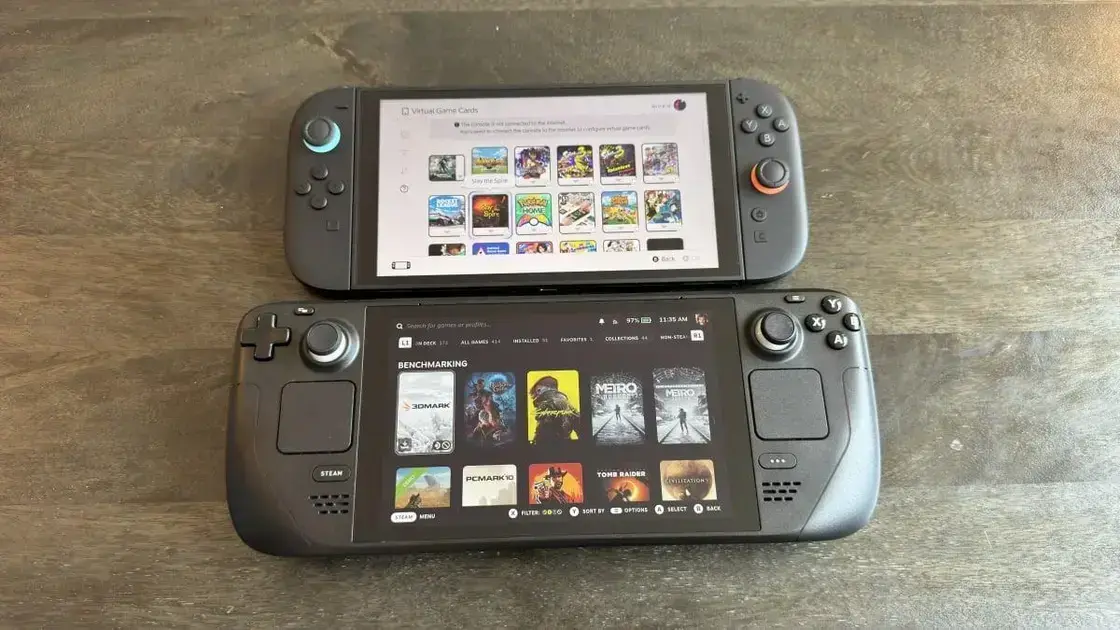 Steam Deck ou Nintendo Switch 2: qual portátil oferece melhor custo-benefício e conforto?