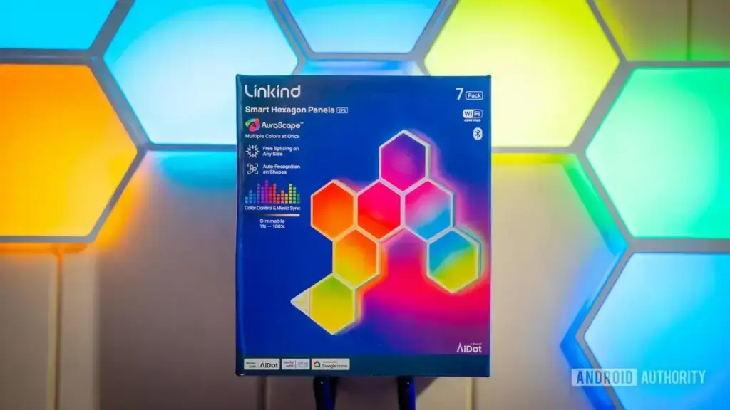 Transforme suas paredes com os painéis hexagonais inteligentes Linkind EP6