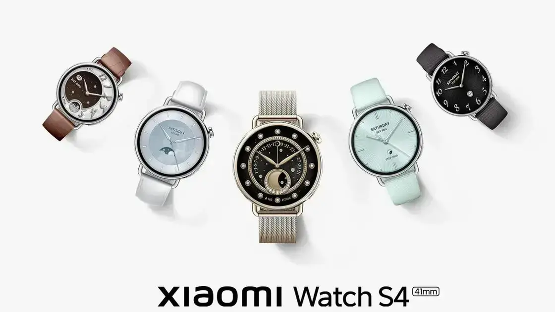 Xiaomi Watch S4 41mm: O Relógio Inteligente Elegante e Acessível
