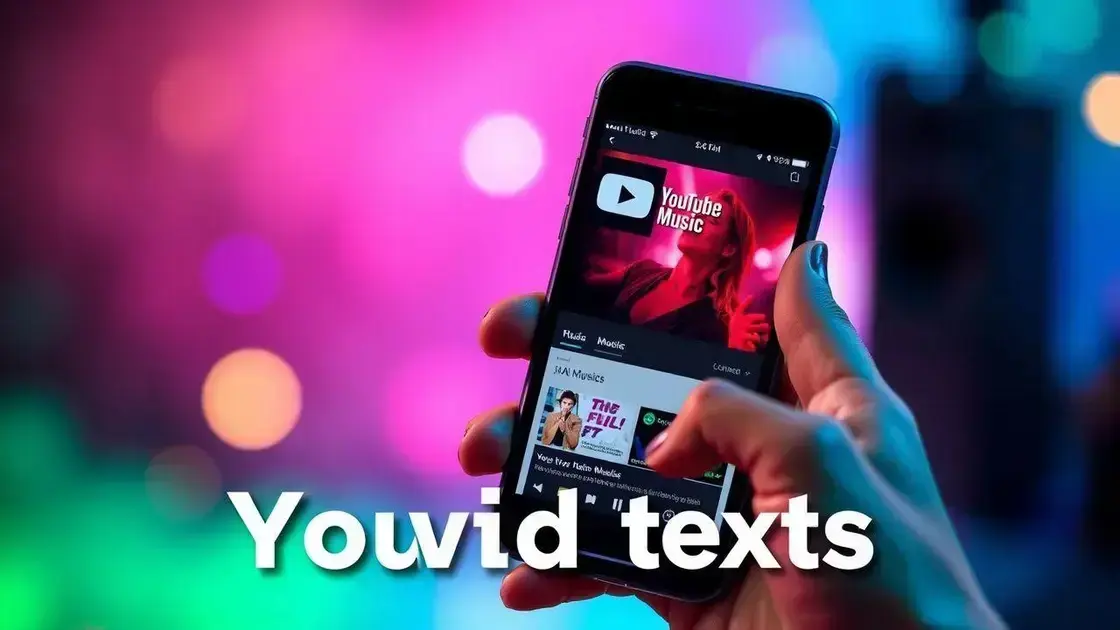 YouTube Music agora permite compartilhar suas letras favoritas