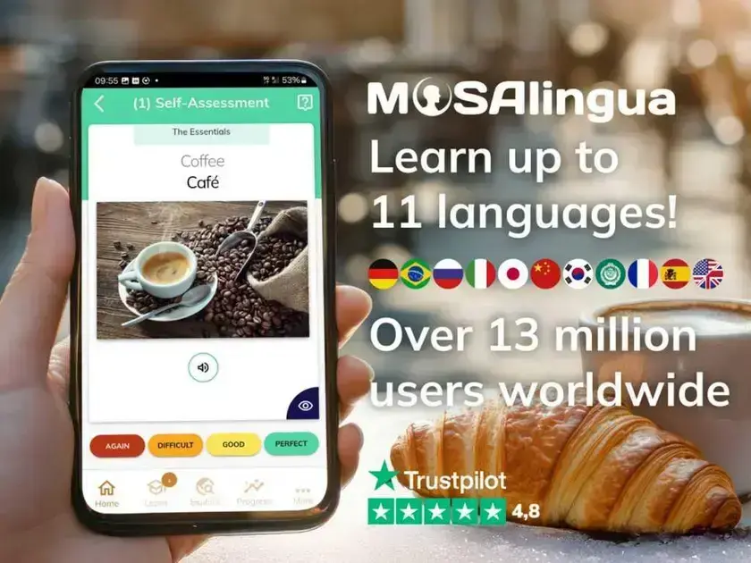 Aprenda um novo idioma com a assinatura vitalícia do MosaLingua