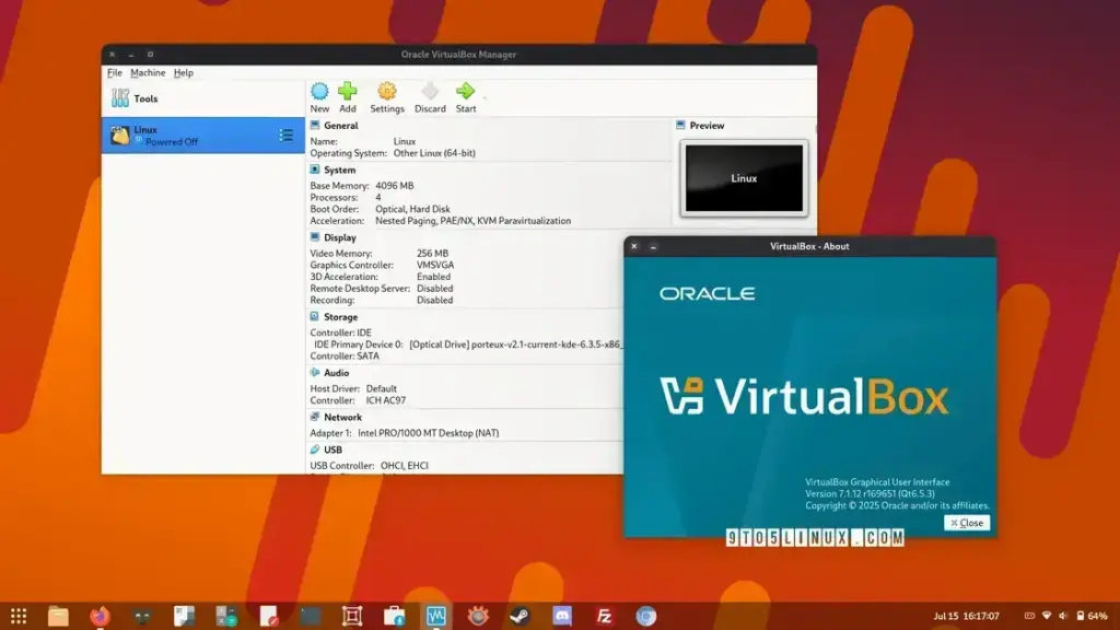 Atualização VirtualBox 7.1.12: Aperfeiçoamentos no Suporte ao Linux Kernel 6.16
