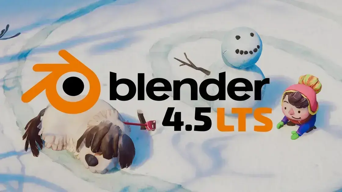 Blender 4.5 LTS traz mudanças significativas na UI e nas animações