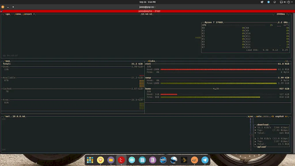 Btop++: Monitoramento avançado e prático para sistemas Linux