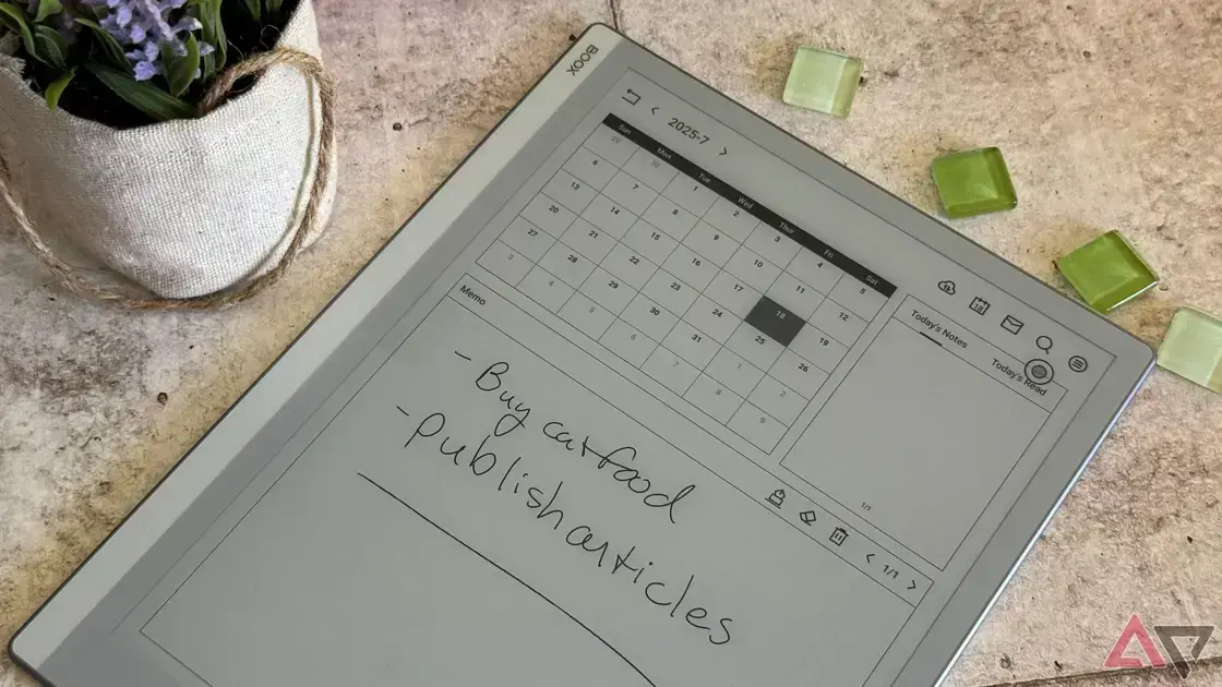 Como organizei minha vida com um tablet E Ink e você também pode
