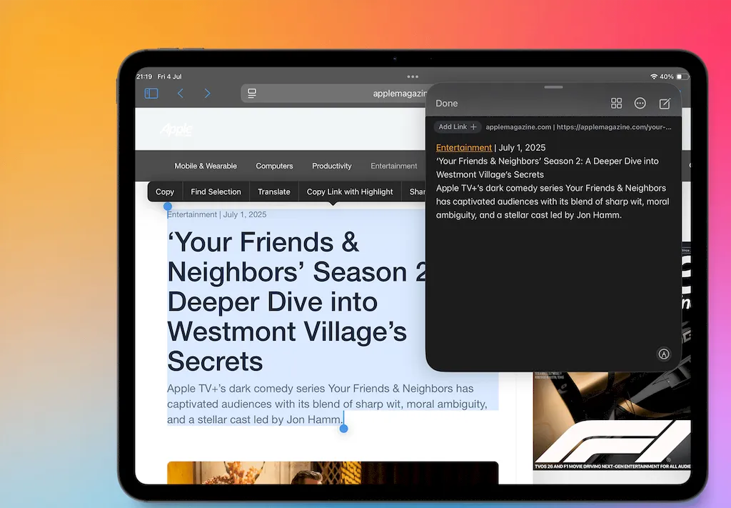 Descubra funções ocultas do iPadOS que vão transformar seu uso do iPad