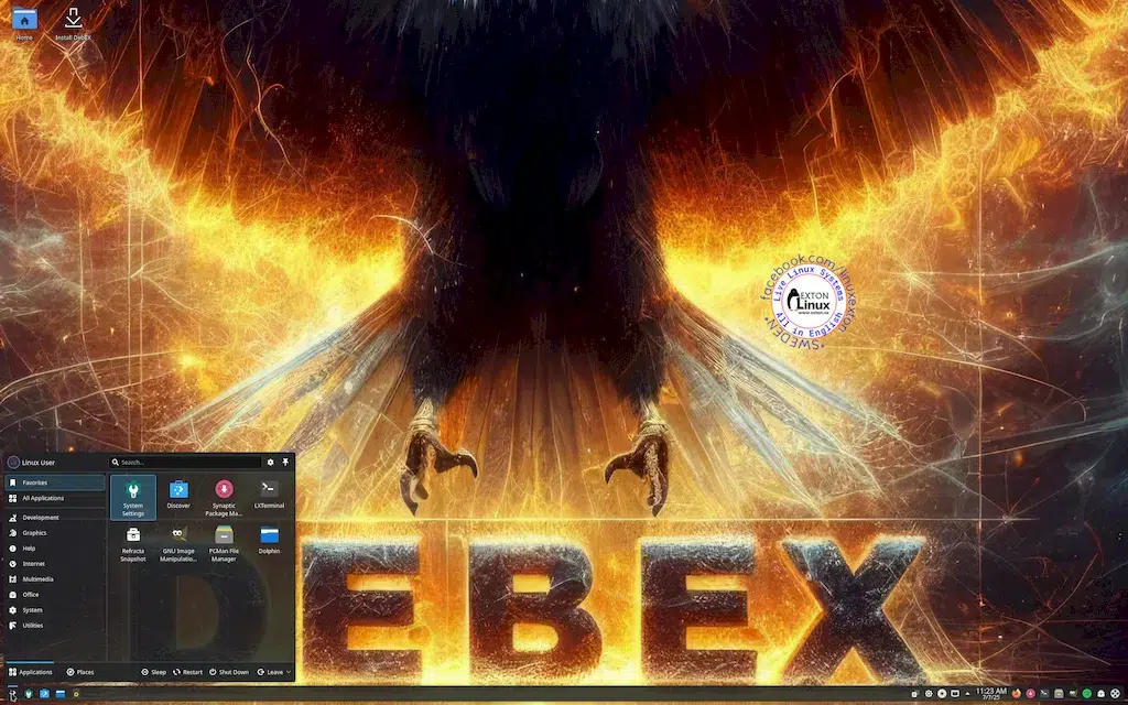 Exton lança DebEX KDE Plasma: nova versão baseada no Debian Trixie 2 Exton lança DebEX KDE Plasma: nova versão baseada no Debian Trixie