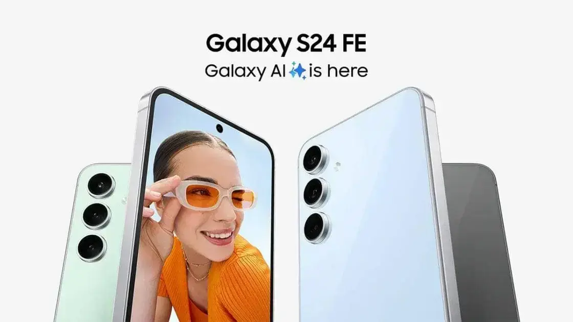 Galaxy S24 FE inicia testes internos para atualização One UI 8 com Android 16