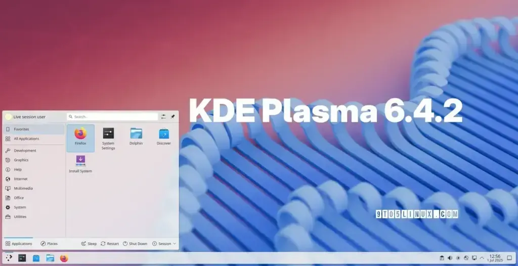 KDE Plasma 6.4.2: Novas melhorias no Kicker e na ferramenta Spectacle