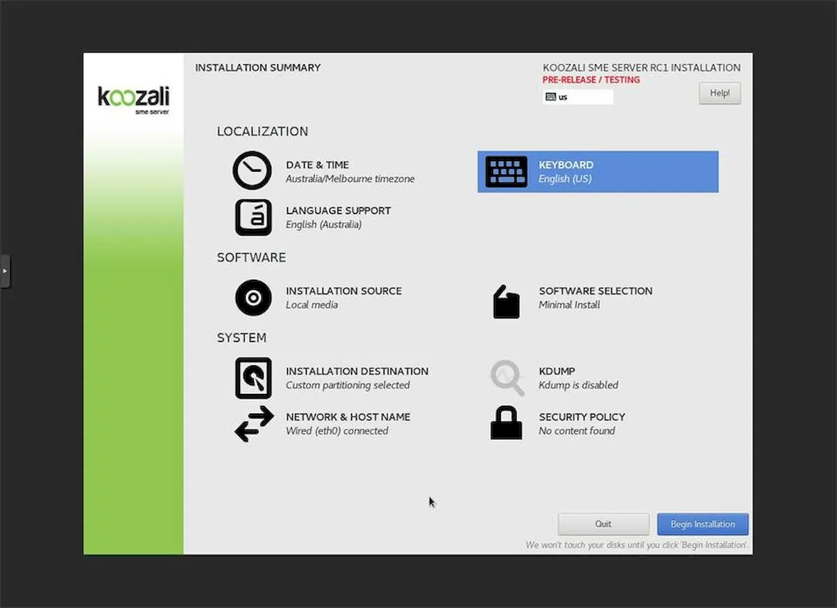 Koozali SME Server 11.0 Beta1: inovação e estabilidade no servidor Linux