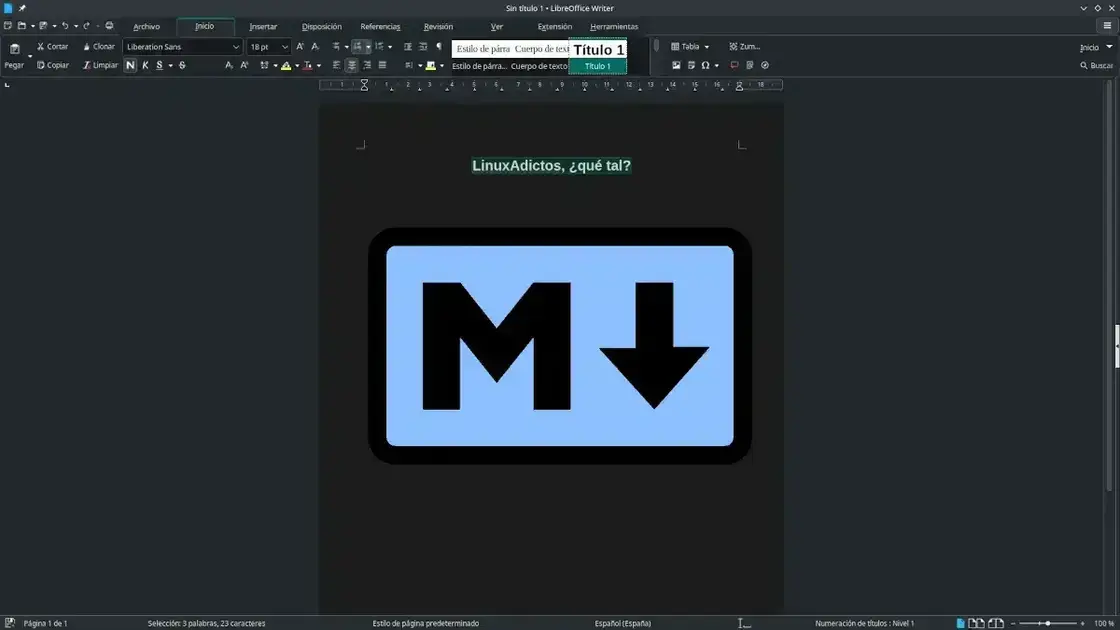 LibreOffice se prepara para importar arquivos Markdown em sua próxima versão 1 LibreOffice se prepara para importar arquivos Markdown em sua próxima versão