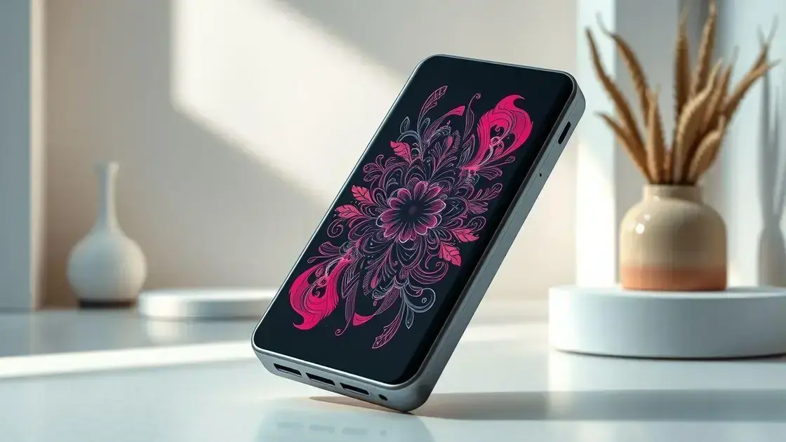 MagInk: O power bank com display colorido de E Ink para personalização