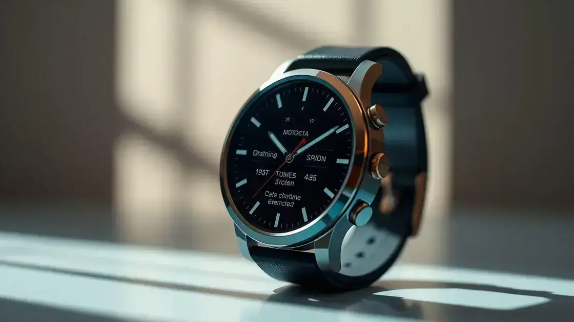 Moto 360 2025 deve trazer novidades e manter design clássico