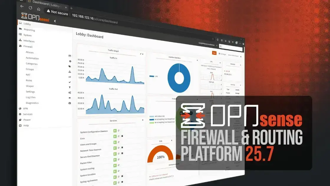 Novidades do OPNsense 25.7: Interface Renovada e Novos Recursos de Firewall 1 Novidades do OPNsense 25.7: Interface Renovada e Novos Recursos de Firewall
