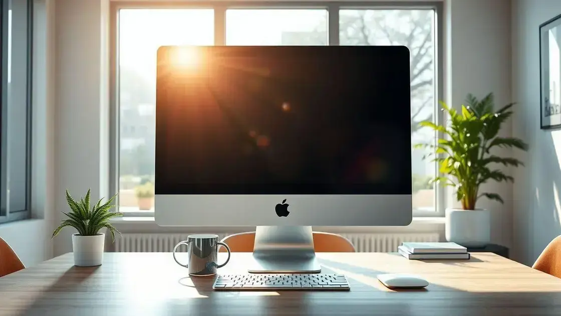 O que houve com o logotipo da Apple no iMac de 24 polegadas?