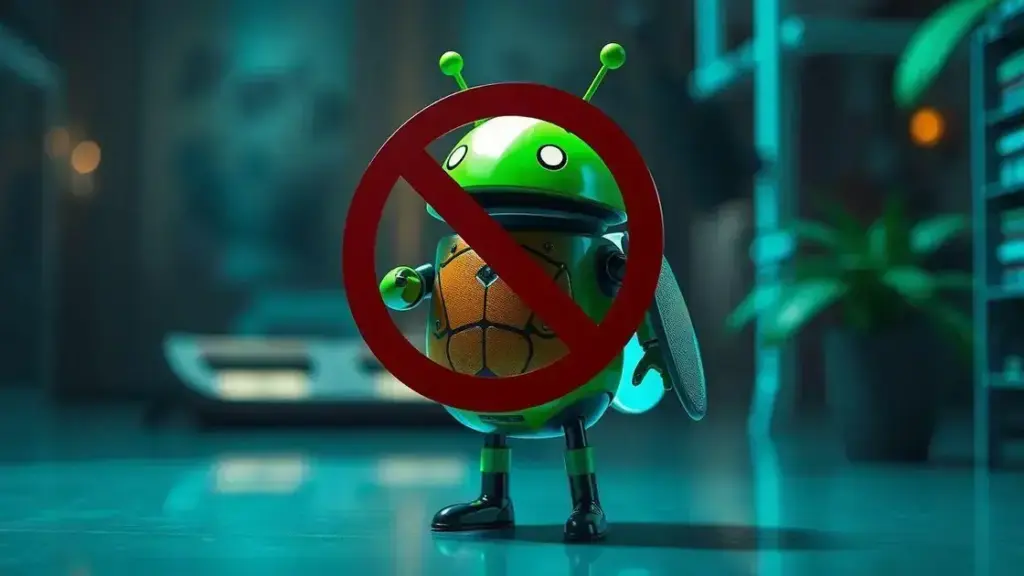 O retorno do Bugdroid à Google Merchandise no Reino Unido