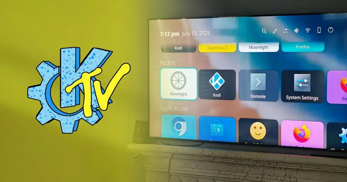Plasma Bigscreen, a interface de TV da KDE, ganha nova vida e visual renovado