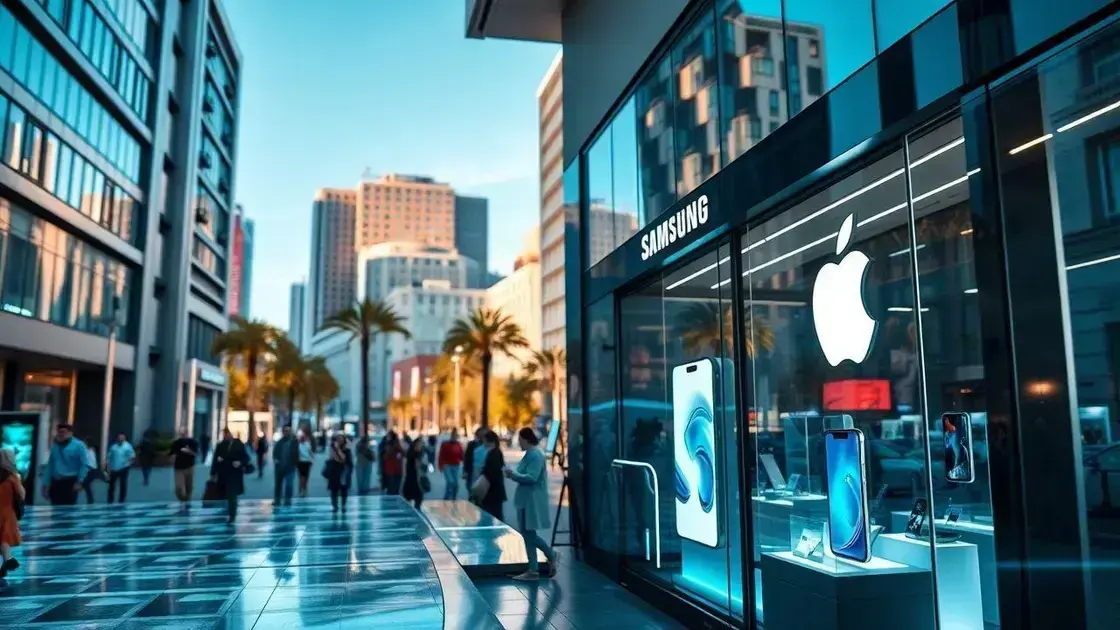 Samsung lidera o mercado global de smartphones enquanto Apple enfrenta desafios na China