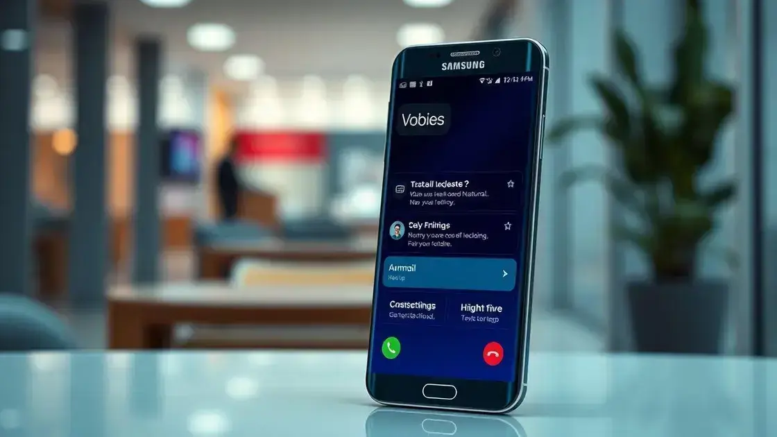 Samsung planeja incorporar recurso de voicemail no One UI 8