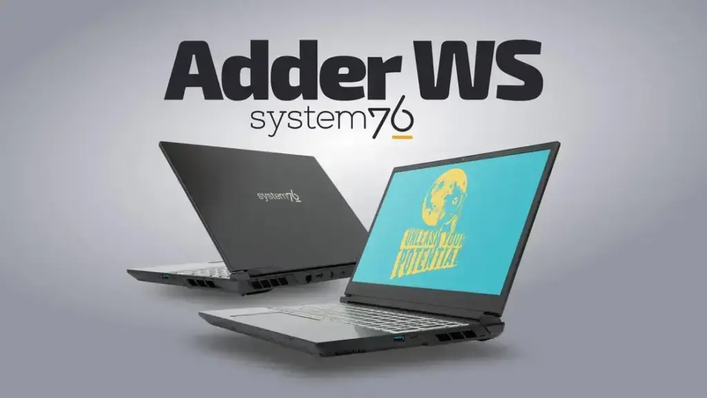 System76 apresenta o poderoso laptop Adder WS rodando Linux
