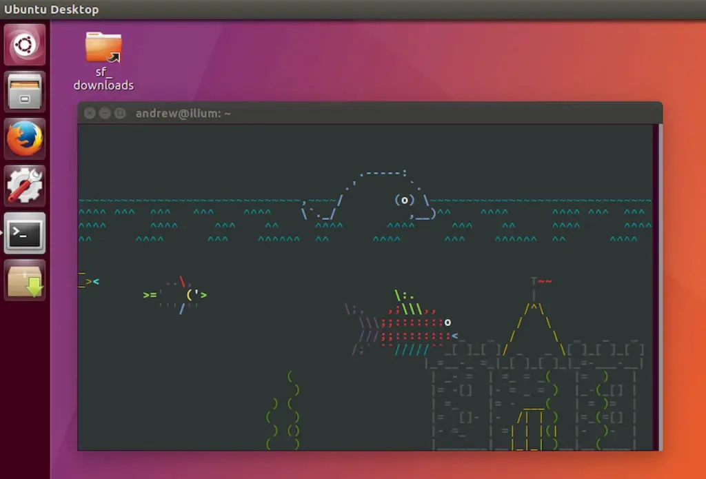 Transforme seu terminal em um aquário animado com asciiquarium no Linux 2 Transforme seu terminal em um aquário animado com asciiquarium no Linux