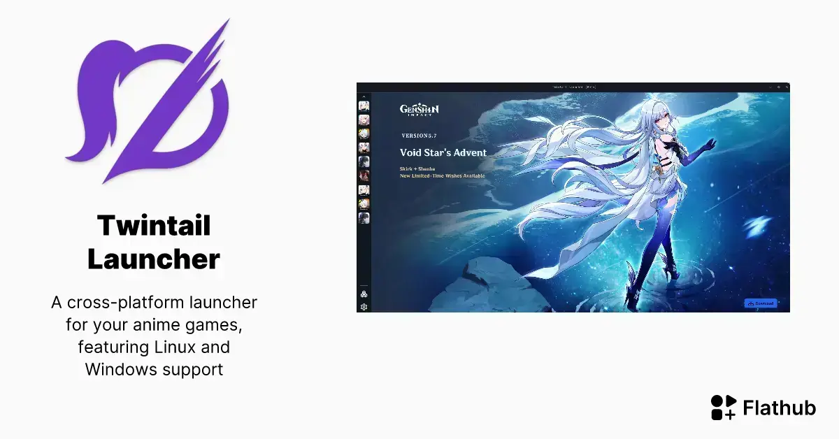 Twintaillauncher: Launcher multi-plataforma para games anime no Linux