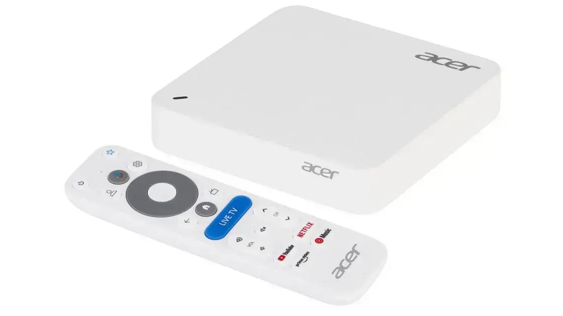 Acer lança caixa de streaming Google TV com várias conexões